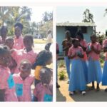 Foto de crianças e educadores do Aldeia de Acolhimento Betel